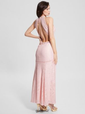 GUESS Czarna Torebka - GUESS Šaty na krajky západ slunce Blush Breeze Multi ženy 2BRD468 oblečení