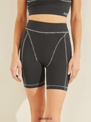 GUESS Czarna Torebka - GUESS Šortky motorkáře Chelsea Modrá grafit šedá ženy 2BRD2532 oblečení