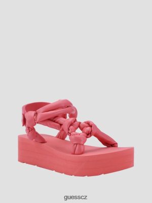 GUESS Czarna Torebka - GUESS sandály na plošiny Albina Středně růžová ženy 2BRD3483 obuv