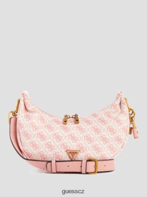 GUESS Czarna Torebka - GUESS taška shemara mini hobo Oranžová/marmeláda ženy 2BRD3045 tašky