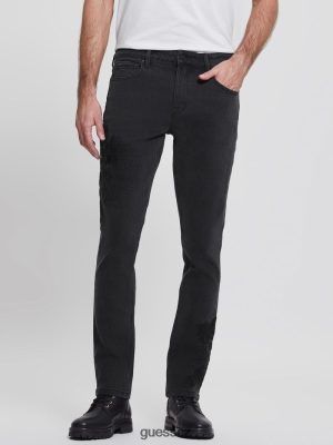 GUESS Czarna Torebka - GUESS vyšívané kužely Jet Black Floral muži 2BRD4173 oblečení