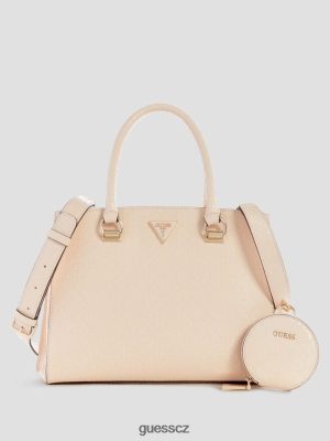 GUESS Czech Republic - GUESS Alexie logo přítelkyně Satchel Bleu/Palermo Wash ženy 2BRD2956 tašky