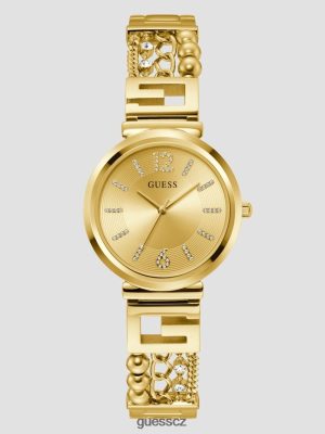 GUESS Czech Republic - GUESS Analogové hodinky smíšeného řetězce zlato ženy 2BRD3643 příslušenství