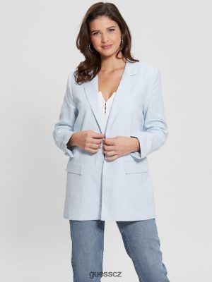 GUESS Czech Republic - GUESS Brooke Blazer hélium ženy 2BRD1744 oblečení