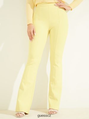 GUESS Czech Republic - GUESS Chloe vzplanul kalhoty Cornsilk ženy 2BRD2176 oblečení