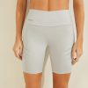 GUESS Czech Republic - GUESS Dalia Biker Shorts přímořská mlha ženy 2BRD2524 oblečení