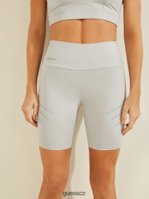 GUESS Czech Republic - GUESS Dalia Biker Shorts přímořská mlha ženy 2BRD2524 oblečení