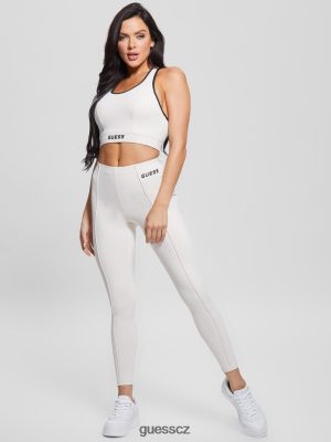 GUESS Czech Republic - GUESS Eco Adrianna Leggings pergamen ženy 2BRD2260 oblečení