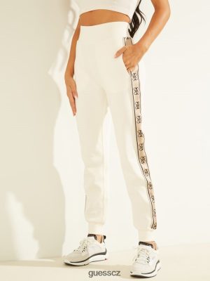 GUESS Czech Republic - GUESS Eco Britney Logo Tape Joggers Oceánská sůl ženy 2BRD2215 oblečení