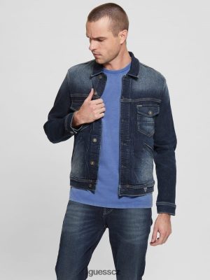 GUESS Czech Republic - GUESS Eco Dillon bunda palisády muži 2BRD4183 oblečení