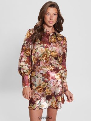 GUESS Czech Republic - GUESS Eco Raven Charm Top Digitální tapiserijský tisk ma ženy 2BRD1471 oblečení