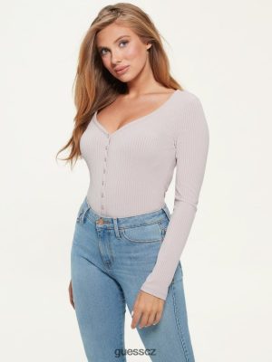 GUESS Czech Republic - GUESS Eco Raylynn Top denní prach ženy 2BRD1561 oblečení