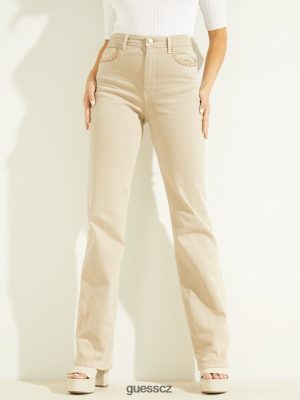 GUESS Czech Republic - GUESS Ekologické řetězové detaily 80. let Měsíční kámen ženy 2BRD217 oblečení