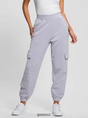 GUESS Czech Republic - GUESS Eufemie nákladní tepláky ledovec mořská modrá ženy 2BRD2122 oblečení