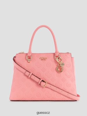 GUESS Czech Republic - GUESS Galeria Status Satchel Bleu/Intrepid Wash ženy 2BRD2824 tašky