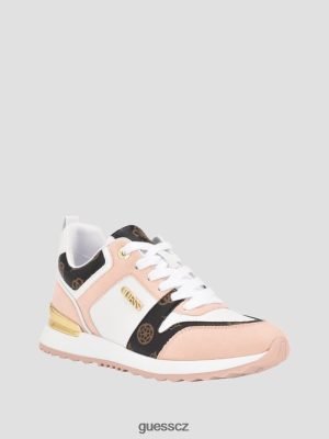 GUESS Czech Republic - GUESS Kadlinské logo tenisky Středně růžová ženy 2BRD3346 obuv