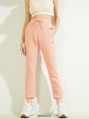 GUESS Czech Republic - GUESS Kalhoty pro knoflíky ekologického potápěče Rose Bliss ženy 2BRD2335 oblečení