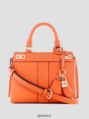 GUESS Czech Republic - GUESS Katey Mini Satchel pomerančový ženy 2BRD3298 tašky