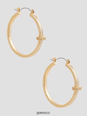 GUESS Czech Republic - GUESS Kovové náušnice obruče zlato ženy 2BRD3880 příslušenství