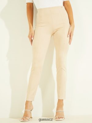 GUESS Czech Republic - GUESS Legíny Maya Faux-seede perlorodka ženy 2BRD2113 oblečení