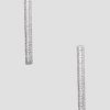 GUESS Czech Republic - GUESS Lineární náušnice bagety stříbro ženy 2BRD3844 příslušenství
