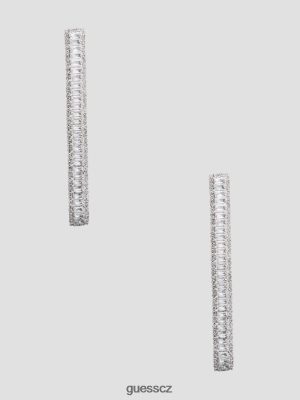 GUESS Czech Republic - GUESS Lineární náušnice bagety stříbro ženy 2BRD3844 příslušenství