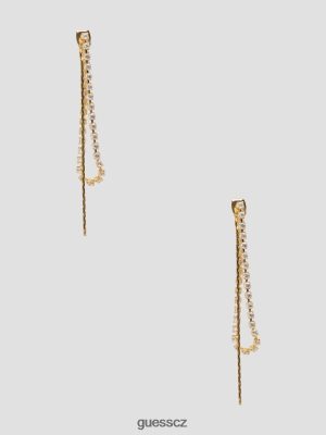 GUESS Czech Republic - GUESS Lineární náušnice zlato ženy 2BRD3853 příslušenství