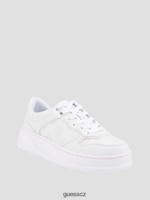 GUESS Czech Republic - GUESS Logo Cleva Logo Low-Top tenisky wht květinový ženy 2BRD3349 obuv