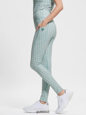 GUESS Czech Republic - GUESS Logomania legíny Malá ropa GJ ženy 2BRD2299 oblečení