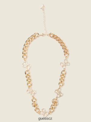 GUESS Czech Republic - GUESS Multi-Tone Quattro G Náhrdelník Více zelená růžová bílá ženy 2BRD3946 příslušenství