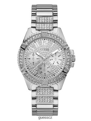 GUESS Czech Republic - GUESS Multifunkční hodinky drahokamu stříbro ženy 2BRD3544 příslušenství