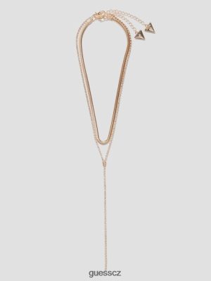 GUESS Czech Republic - GUESS Náhrdelník s více řetězci zlato ženy 2BRD3856 příslušenství