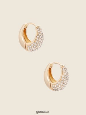 GUESS Czech Republic - GUESS Náušnice kamenů obruče zlato ženy 2BRD3934 příslušenství