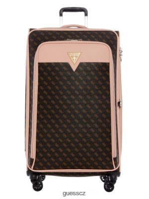 GUESS Czech Republic - GUESS Olson Spinner kufr hnědý ženy 2BRD3229 tašky