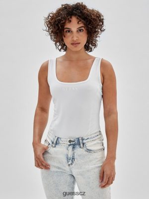 GUESS Czech Republic - GUESS Originální kombinéza čistá bílá unisex 2BRD1384 oblečení