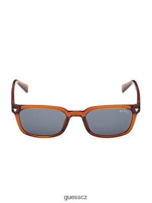 GUESS Czech Republic - GUESS Originální obdélníkové sluneční brýle hnědý unisex 2BRD3742 příslušenství