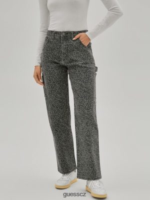 GUESS Czech Republic - GUESS Originals Composition Print Carpenter džíny bambusová hůl unisex 2BRD130 oblečení
