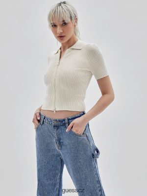 GUESS Czech Republic - GUESS Originals Eco Zip svetr Sandy Shore unisex 2BRD1366 oblečení