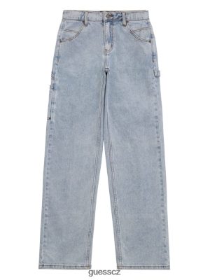 GUESS Czech Republic - GUESS Originals Kit kyseliny promyly tesařské džíny Jděte Jackie Acid Wash unisex 2BRD169 oblečení