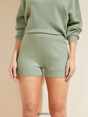 GUESS Czech Republic - GUESS Přituťte kašmír krátký břidlice šedá ženy 2BRD2200 oblečení