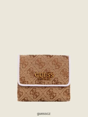 GUESS Czech Republic - GUESS Petite peněženka Aviana latte/lilac ženy 2BRD3166 tašky