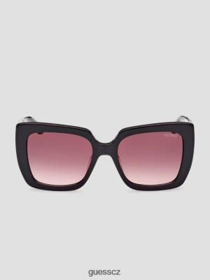 GUESS Czech Republic - GUESS Plastové sluneční brýle s čtvercovým logem černý ženy 2BRD3679 příslušenství