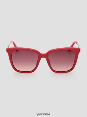 GUESS Czech Republic - GUESS Plastové čtvercové g sluneční brýle růžový ženy 2BRD3664 příslušenství