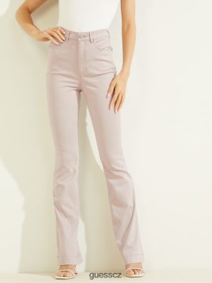 GUESS Czech Republic - GUESS Saténní pop '70. let rozšířily džíny denní prach ženy 2BRD208 oblečení