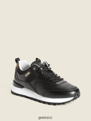 GUESS Czech Republic - GUESS Selvie perforované tenisky Black1 ženy 2BRD2467 obuv