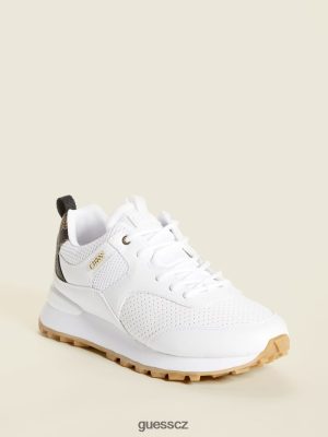 GUESS Czech Republic - GUESS Selvie perforované tenisky bílá/zlato ženy 2BRD2464 obuv