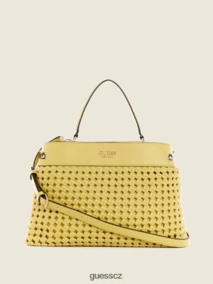 GUESS Czech Republic - GUESS Sicilia Satchel lehké zlato ženy 2BRD2971 tašky