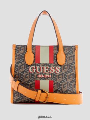 GUESS Czech Republic - GUESS Silvana Mini Totes Černé zlato ženy 2BRD2890 tašky