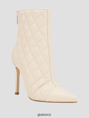 GUESS Czech Republic - GUESS Simoney Zip-Up Booties Ivory 150 ženy 2BRD3532 obuv
