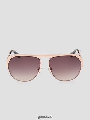 GUESS Czech Republic - GUESS Sluneční brýle kovových letec želva ženy 2BRD3709 příslušenství